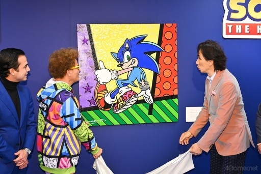 画像ギャラリー No.023のサムネイル画像 / 「ソニック」との初コラボに注目! ソニックシリーズの飯塚Pも登壇した「Be happy! ロメロ ブリット来日展」PRESS PREVIEWレポート