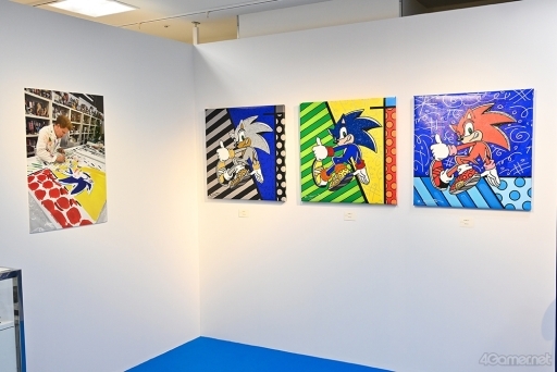 画像ギャラリー No.024のサムネイル画像 / 「ソニック」との初コラボに注目! ソニックシリーズの飯塚Pも登壇した「Be happy! ロメロ ブリット来日展」PRESS PREVIEWレポート