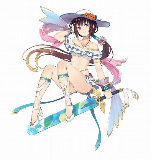 画像ギャラリー No.007のサムネイル画像 / 「三国BASSA!!」,水着姿の夏侯淵が登場するイベント「真夏の冷涼少女」を開催