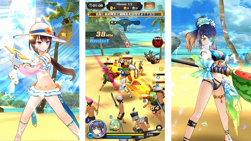 画像ギャラリー No.008のサムネイル画像 / 「三国BASSA!!」,水着姿の夏侯淵が登場するイベント「真夏の冷涼少女」を開催