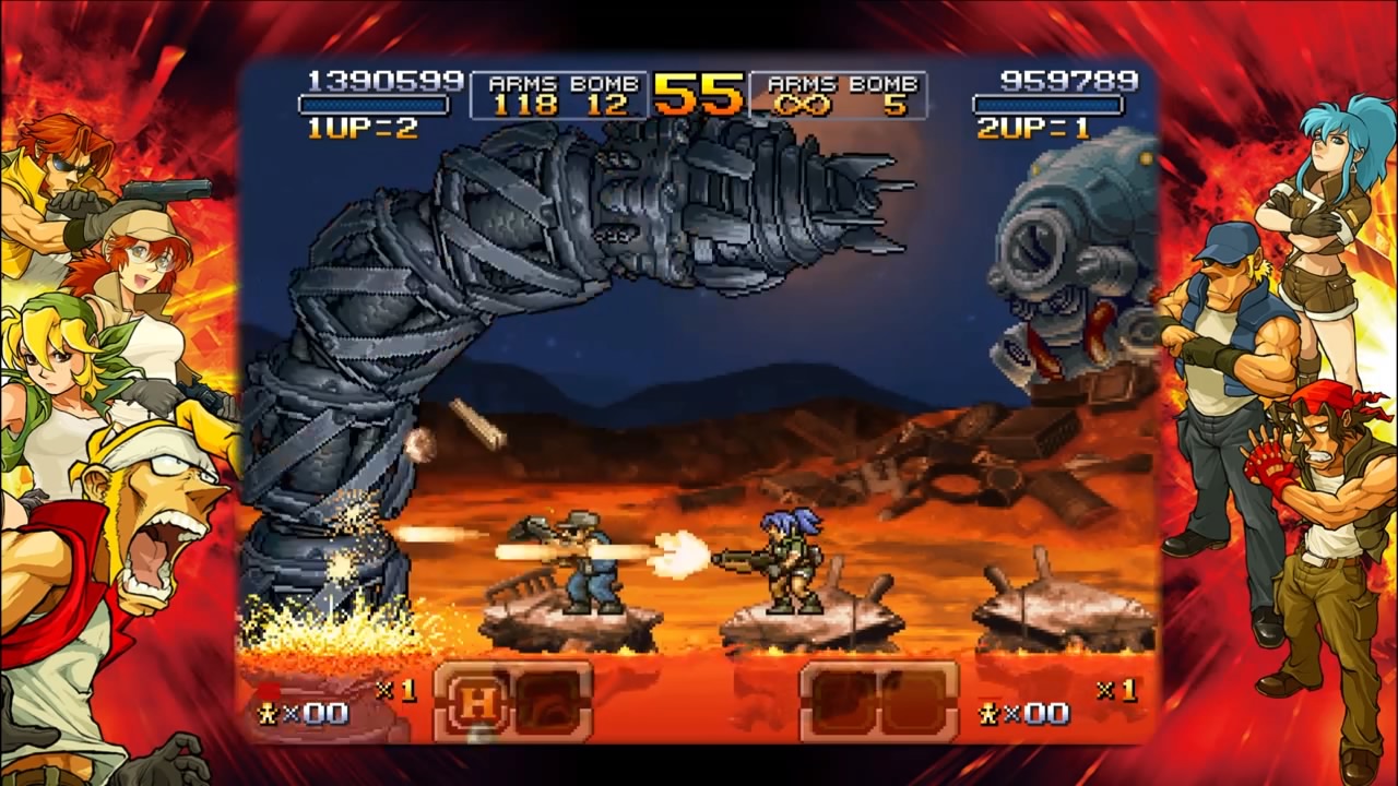 画像集 No.004 / PS4版「メタルスラッグXX」が発売。怒チームのレオナ
