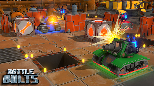 ���������꡼ No.004�Υ���ͥ������ / Ū�Τʹ�ư�ײ��Ω�Ƥ���Ũ��֤���ˤ��衣�ܡ��ɥ������פ碌�륿���������ȥ�ƥ�������Battle Bolts�פ��ݡ���