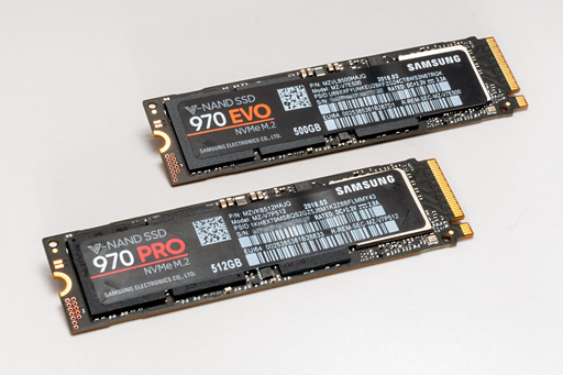 画像集 No.002のサムネイル画像 / Samsung「SSD 970 PRO」「SSD 970 EVO」性能速報