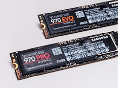「SSD 970 PRO」「SSD 970 EVO」レビュー。SSD 960シリーズと比べ，劇的ではないが確実に高速化を果たす