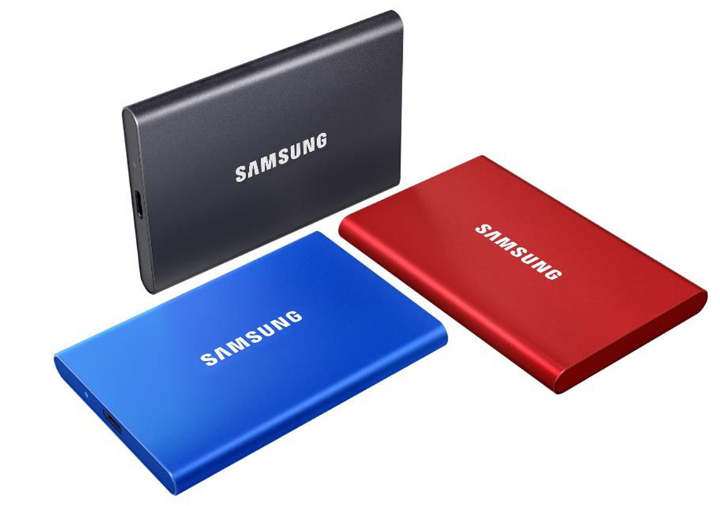 Samsung製の外付けSSD「Portable SSD T7」が6月上旬に国内発売