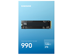 PCIe 4.0 x4対応の内蔵型SSD「Samsung 990 SSD」が7月下旬発売。容量1TBで4万980円前後