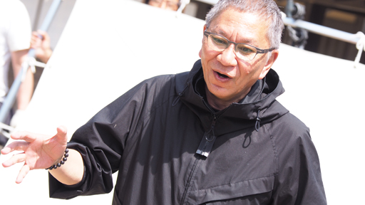 画像ギャラリー No.008のサムネイル画像 / 三池崇史氏の,映画と監督とゲームと原作のお話。「侍魂オンライン」CM撮影後のインタビューより