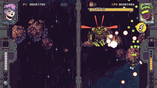 画像ギャラリー No.011のサムネイル画像 / ボスに変身して相手と激突! 対戦型シューティング「ライバル・メガガン」プレイレポート