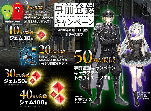 画像ギャラリー No.004のサムネイル画像 / 「プレカトゥスの天秤」,事前登録者数3万人突破。「ガチャピン・ムックのオリジナルグッズ」が抽選で当たる