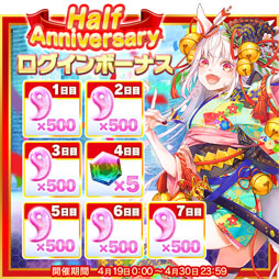 画像ギャラリー No.004のサムネイル画像 / 「東京コンセプション」,リリース半年を記念してハーフアニバーサリーキャンペーンが開催