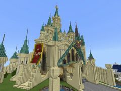 「Minecraft」で「ゼルダの伝説 ブレス オブ ザ ワイルド」のハイラル城を再現。公認マインクラフター集団Team-京が手がける