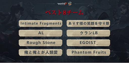 ꡼ No.004Υͥ / Identity Vפͽ񤬽λȥå8