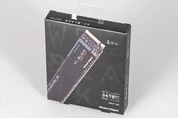 画像集 No.007のサムネイル画像 / 「WD Black SN750 NVMe SSD」レビュー。書き込み性能を強化した「ゲームモード付きSSD」の実力は
