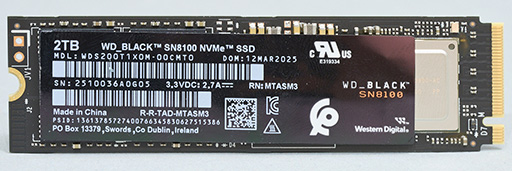 ���������꡼ No.003�Υ���ͥ������ / PCIe 5.0�б���ǮŪ�ˤ�Ȥ��䤹���ʤä�SSD��WD_BLACK SN8100 NVMe SSD�פμ��Ϥ򸡾ڤ��Ƥߤ��Υ�ӥ塼��