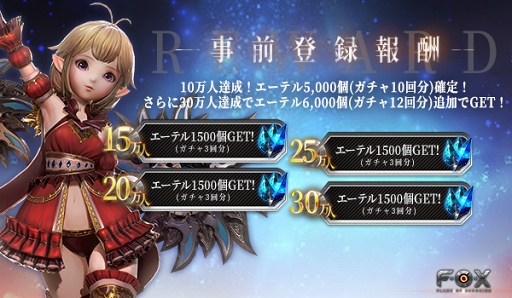 画像ギャラリー No.012のサムネイル画像 / 「FOX-Flame Of Xenocide-」の事前登録者数が20万人を突破。ゲームコンテンツ第5弾も紹介