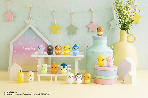 ナッツ型の食玩フィギュア「クーナッツ ポケモン」にイーブイの進化形5