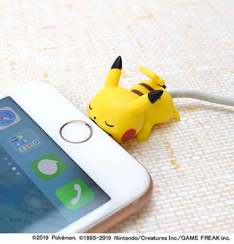 ケーブルバイト ポケモン 第2弾は ピカチュウ メスのすがた と ピチュー で4月下旬発売 Lightningケーブル用アクセサリ