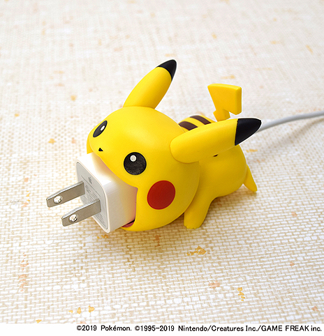 ケーブルバイト ポケモン 第2弾は ピカチュウ メスのすがた と ピチュー で4月下旬発売 Lightningケーブル用アクセサリ