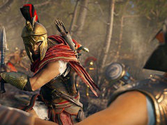 18 アサシン クリード オデッセイ は 前作オリジンズをベースにさらに進化 1対多の歯ごたえある戦闘も健在だ
