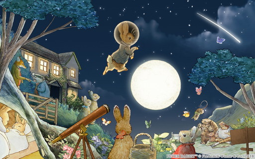 画像ギャラリー No.002のサムネイル画像 / 「ピーターラビット - 小さな村の探しもの -」で宇宙をテーマとしたイベントが開催