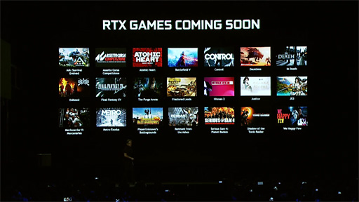 画像集 No.011のサムネイル画像 / NVIDIA，「GeForce RTX 2080 Ti」「GeForce RTX 2080」「GeForce RTX 2070」を発表。Turingコアがゲームにもレイトレーシングをもたらす