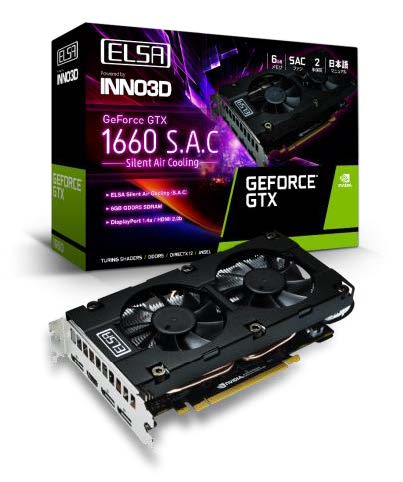 画像ギャラリー No.001のサムネイル画像 / ELSA,独自のSACファンを採用するGeForce GTX 1660搭載カードを発売