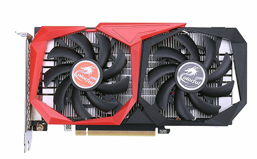 画像ギャラリー No.001のサムネイル画像 / 独自2連ファン採用のColorful製GTX 1650 SUPER搭載カードが発売