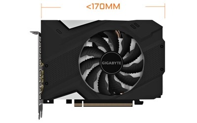 画像ギャラリー No.002のサムネイル画像 / カード長170mmのGIGABYTE製GTX 1650 SUPER搭載カードが国内発売