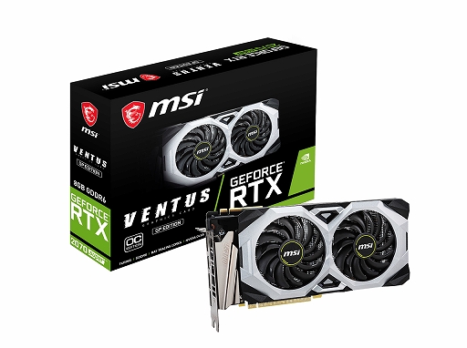 ���������꡼ No.004�Υ���ͥ������ / MSI����RTX 2070 SUPER��ܥ����ɤ�ȯ�䡣2����緿�ե������