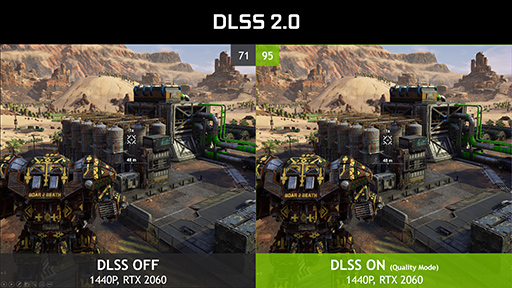 Nvidiaが Dlss 2 0 を発表 Ai活用の高精細化技術が画質と描画性能を大幅に向上する