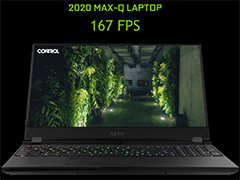NVIDIA，ノートPC向け「GeForce RTX 2080 SUPER，2070 SUPER」を発表。薄型軽量ノートPC向け技術「Max-Q」の新版も登場