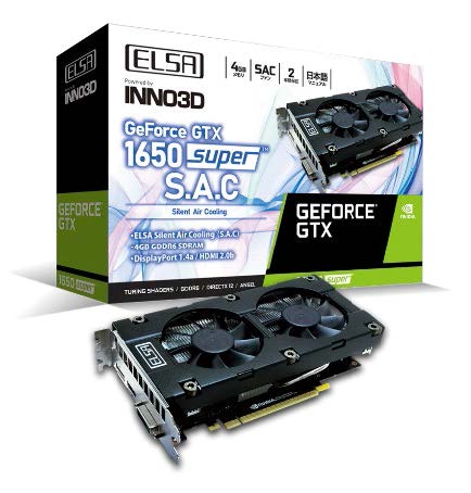 画像ギャラリー No.001のサムネイル画像 / ELSA,GDDR6メモリ採用のGTX 1650 SUPER搭載カードを発売