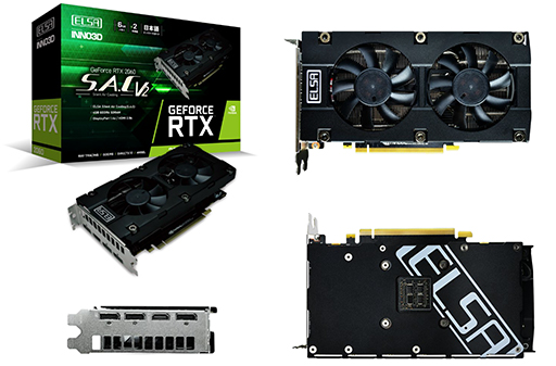 画像集#001のサムネイル/ELSAからGeForce RTX 2060搭載カードが数量限定で発売