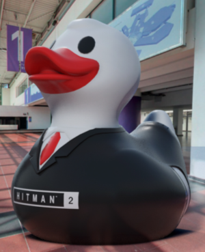 画像ギャラリー No.003のサムネイル画像 / ワーナー・ブラザースがTGS 2018に「レゴ DC スーパーヴィランズ」の試遊台を出展。ヒットマン2の“アヒル”と写真を撮れるフォトスポットも