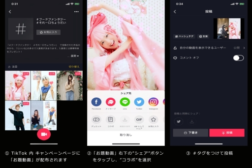 ���������꡼ No.003�Υ���ͥ������ / �֥ա��ɥե��󥿥����פȡ�Tiktok�פΥ���ܥ����ڡ���12��6�����鳫��