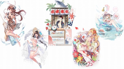 画像ギャラリー No.004のサムネイル画像 / 「フードファンタジー」,カニみそ小籠包やティラミスなど,12名の水着スキンが登場