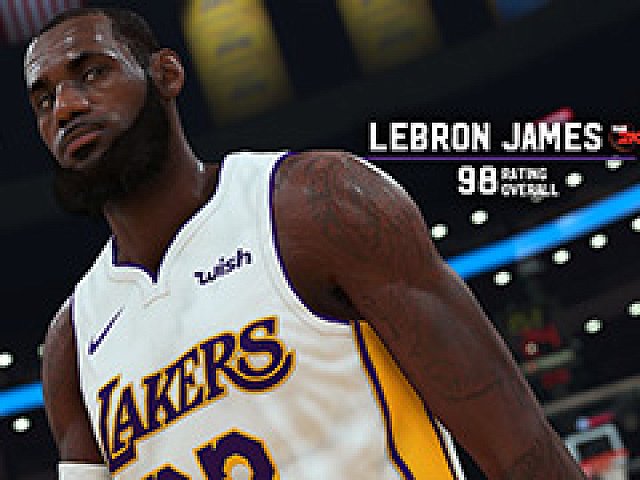 NBA 2K19」，レブロン・レイモン・ジェームズ選手ら6選手のスクリーン