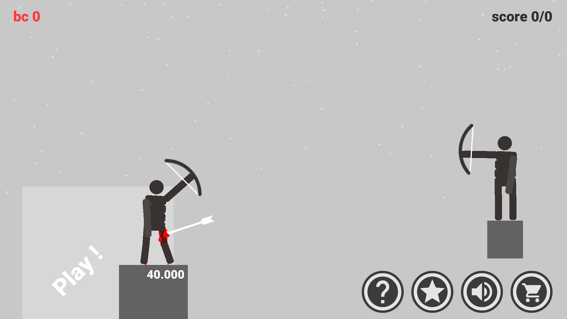 画像集no 001 棒人間によるシュールな弓バトル Android向けアクション Stickman Archers