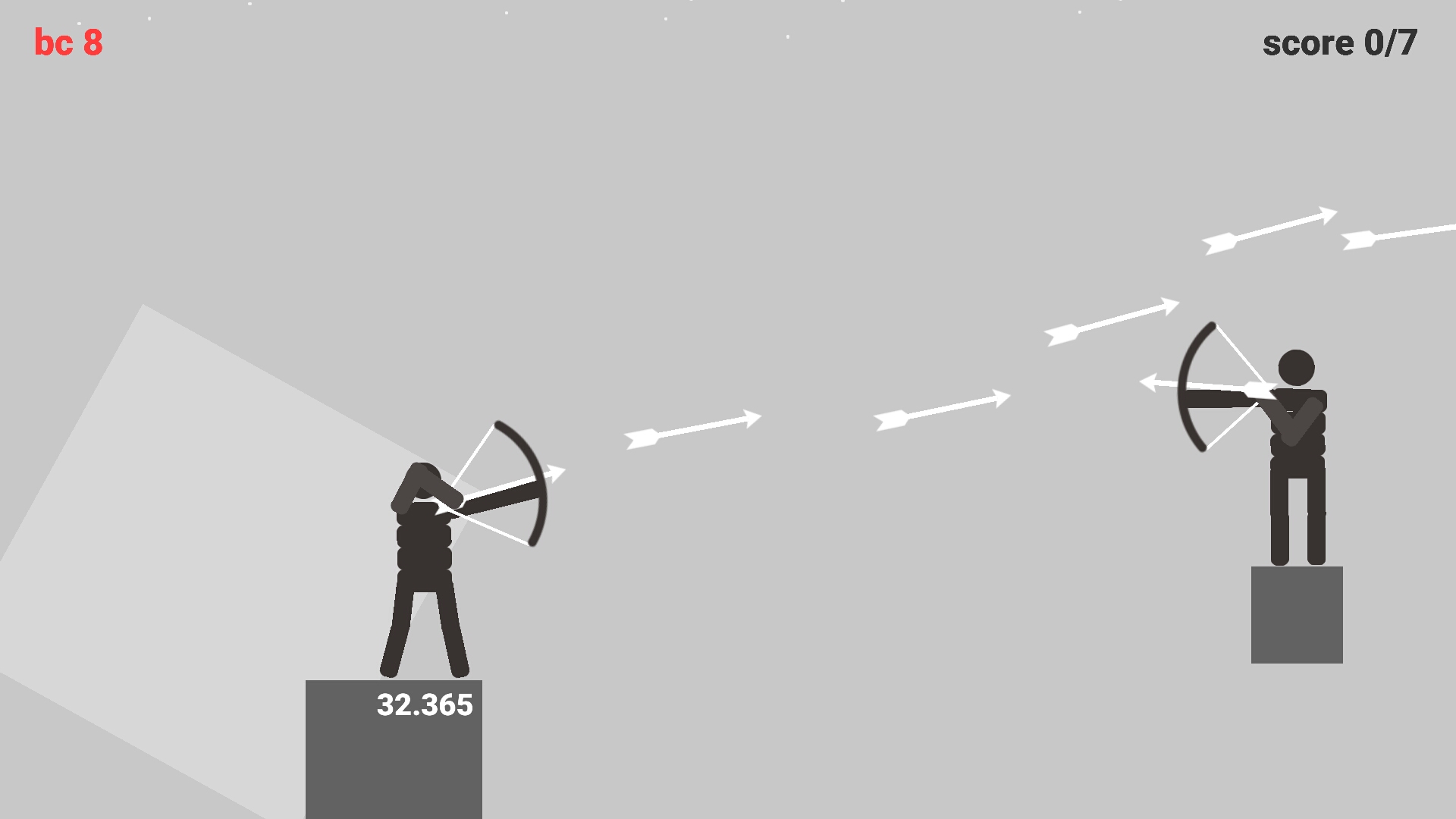 画像集no 007 棒人間によるシュールな弓バトル Android向けアクション Stickman Archers を紹介する ほぼ 日刊スマホゲーム通信 第1735回