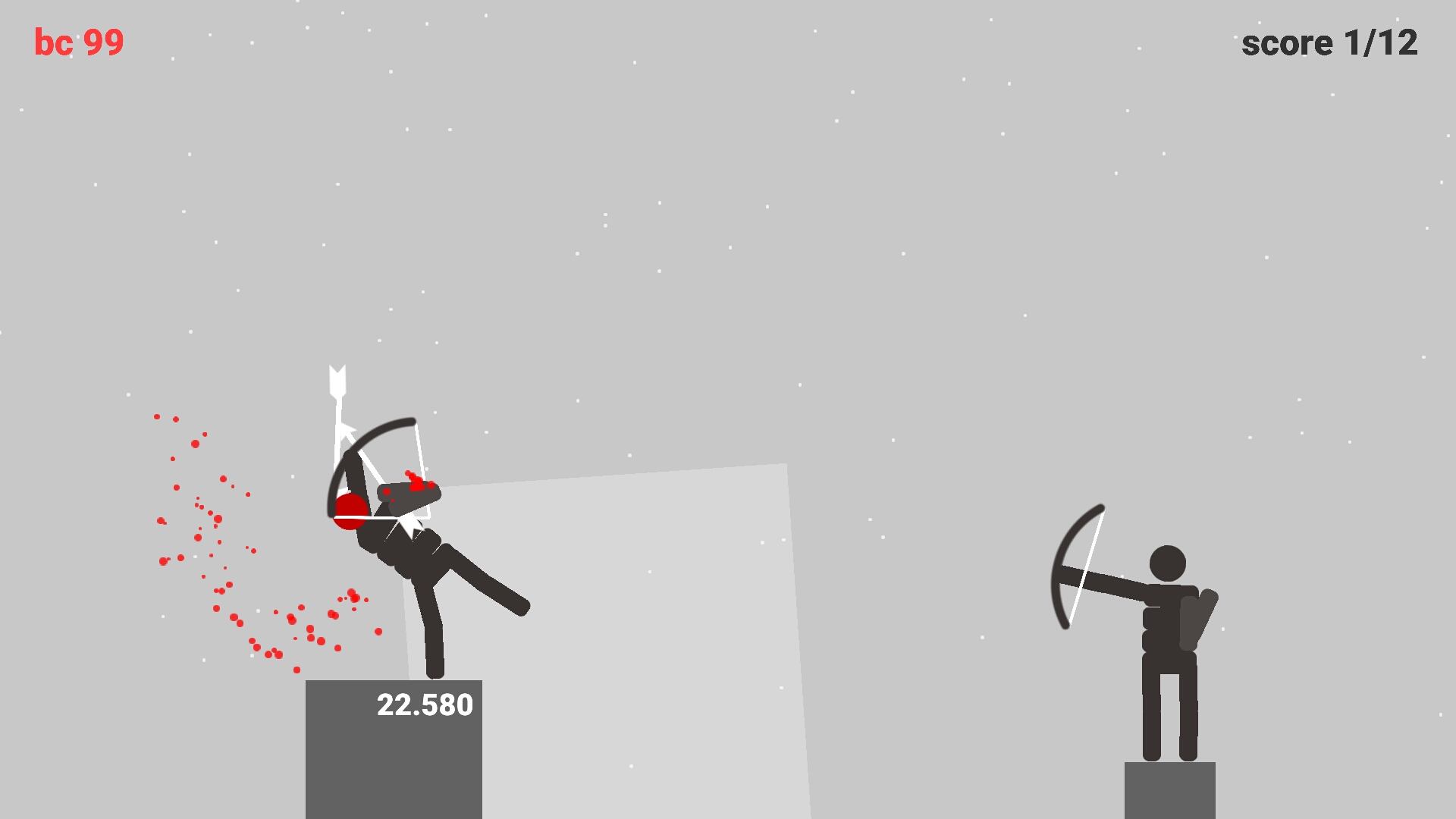 画像集 No 005 棒人間によるシュールな弓バトル Android向けアクション Stickman Archers