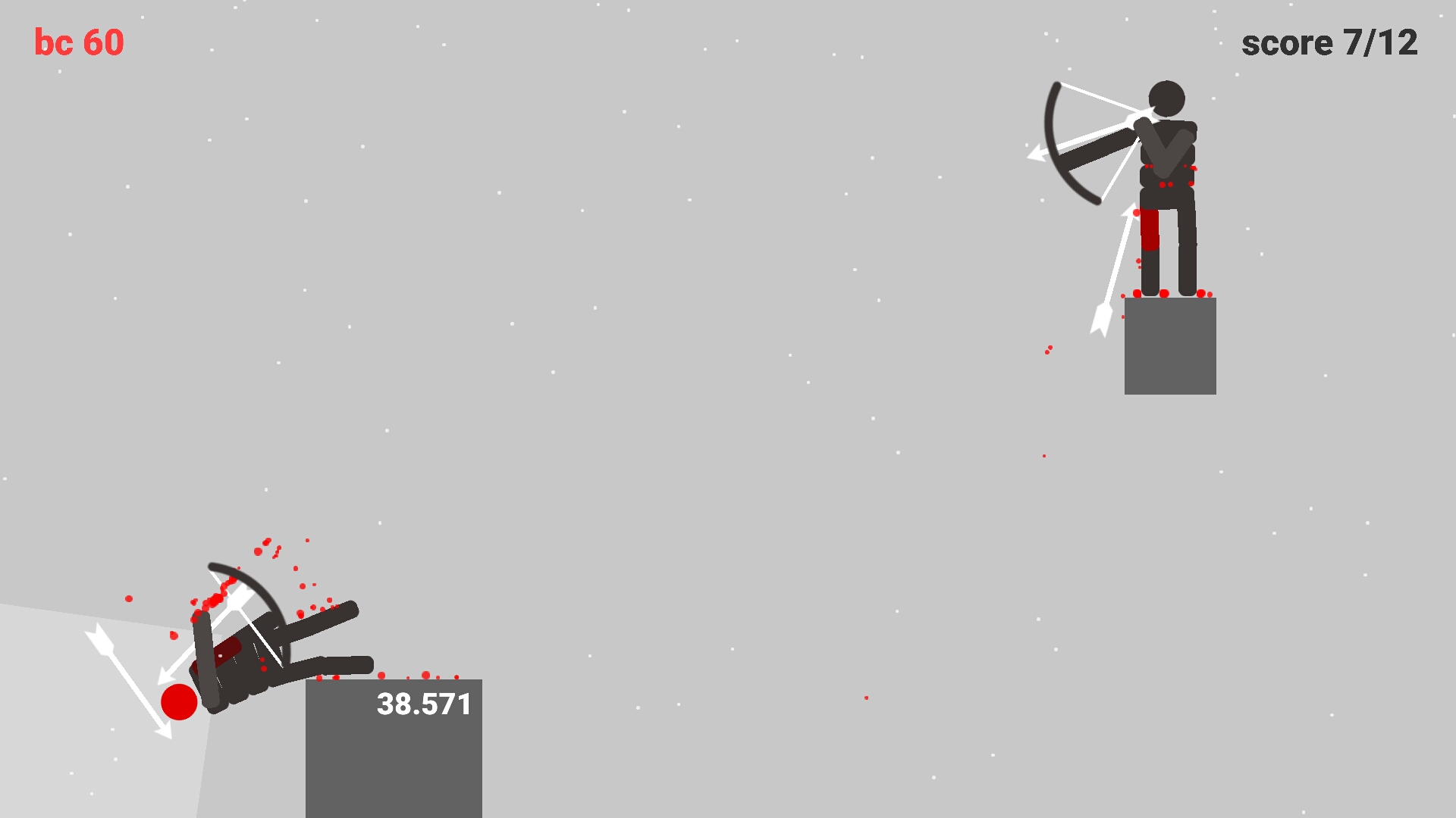 画像集no 005 棒人間によるシュールな弓バトル Android向けアクション Stickman Archers を紹介する ほぼ 日刊スマホゲーム通信 第1735回
