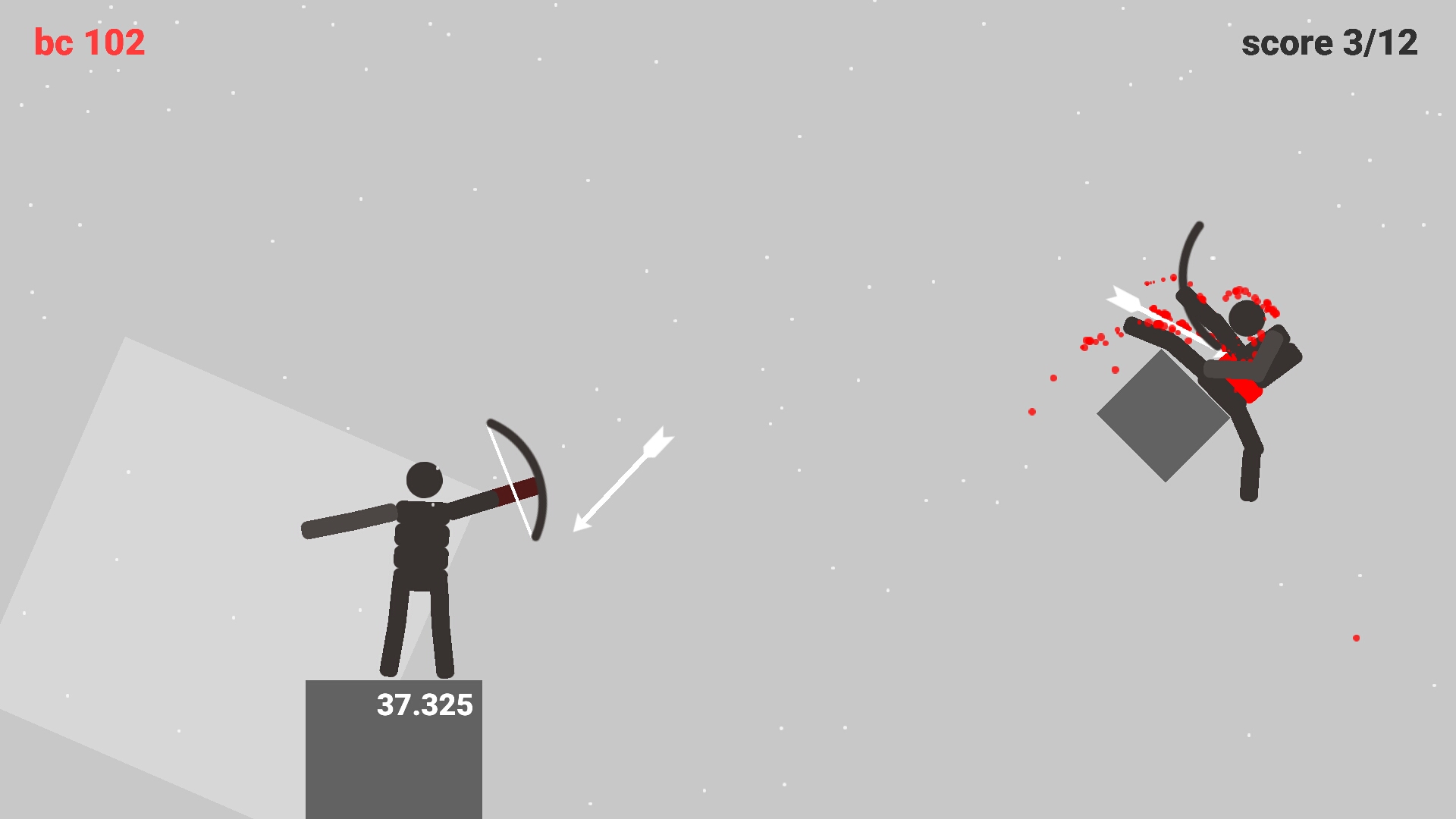 画像集no 002 棒人間によるシュールな弓バトル Android向けアクション Stickman Archers を紹介する ほぼ 日刊スマホゲーム通信 第1735回