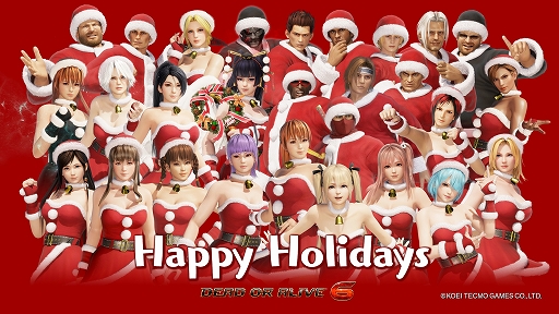 画像ギャラリー No.002のサムネイル画像 / 「DEAD OR ALIVE 6」,サンタコスチュームの復刻&200万DL記念コスチュームの第2弾が配信