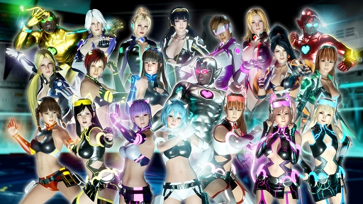 DEAD OR ALIVE 6」の最新DLC「シーズンパス 4」と「光る!SFボディ