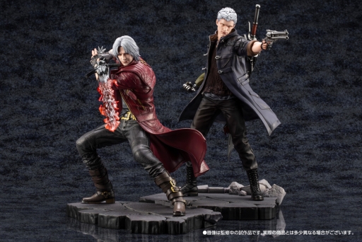 画像ギャラリー No.001のサムネイル画像 / 「デビル メイ クライ 5」のネロとダンテが1/8スケールフィギュアに。予約受付開始