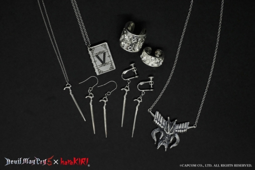 画像ギャラリー No.001のサムネイル画像 / 「デビル メイ クライ 5」とブランド「haraKIRI」のコラボ第2弾,Vとバージルをモチーフにしたアクセサリが登場。予約受付開始