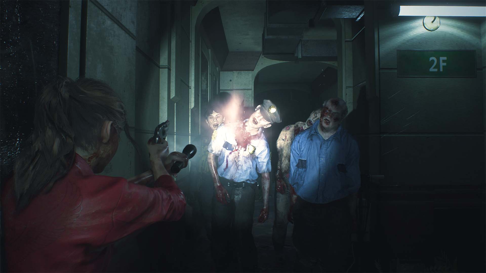画像集 001 バイオハザード Re 2 クレアとレオンの邂逅シーンを収録した