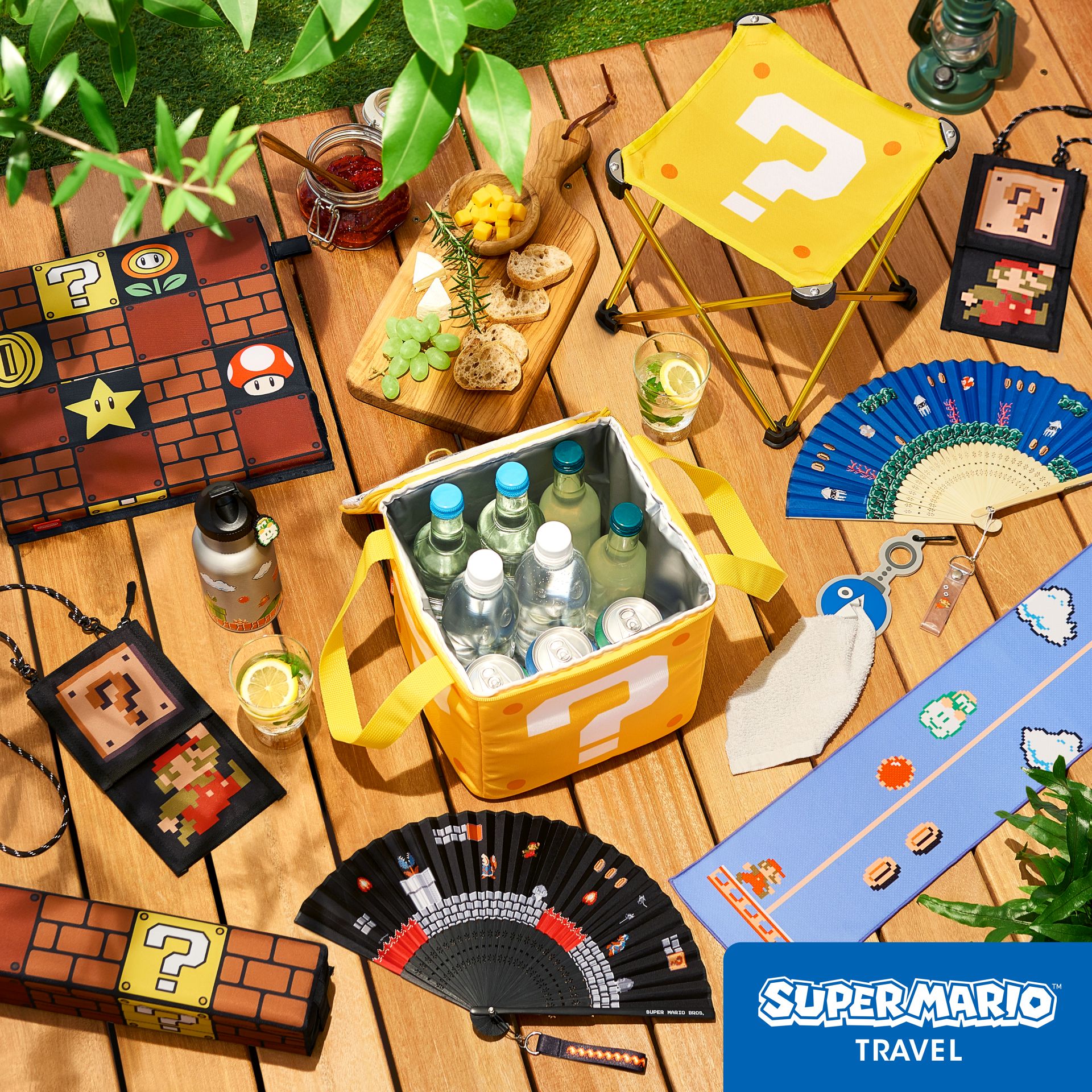 「スーパーマリオ」をモチーフにした新作レジャー関連グッズが6月