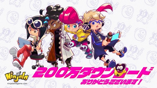 画像ギャラリー No.002のサムネイル画像 / 「ニンジャラ」のダウンロード数が世界累計200万を突破。記念に100ジャラをプレゼント