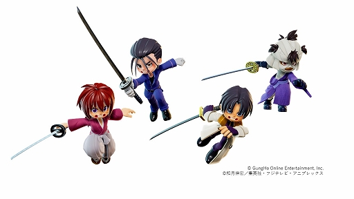 画像ギャラリー No.002のサムネイル画像 / 「ニンジャラ」,“アニメ るろうに剣心”とのコラボ企画が本日スタート。“るろうに剣心カップ”も2022年1月9日に開催決定